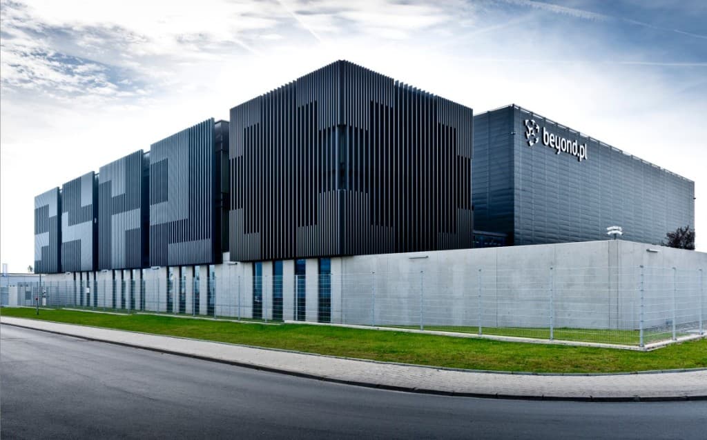 Microsoft data center exterior